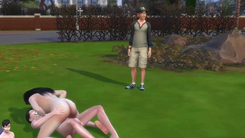 Nyibukai: The Sims sex s přítelkyní s velkými prsy