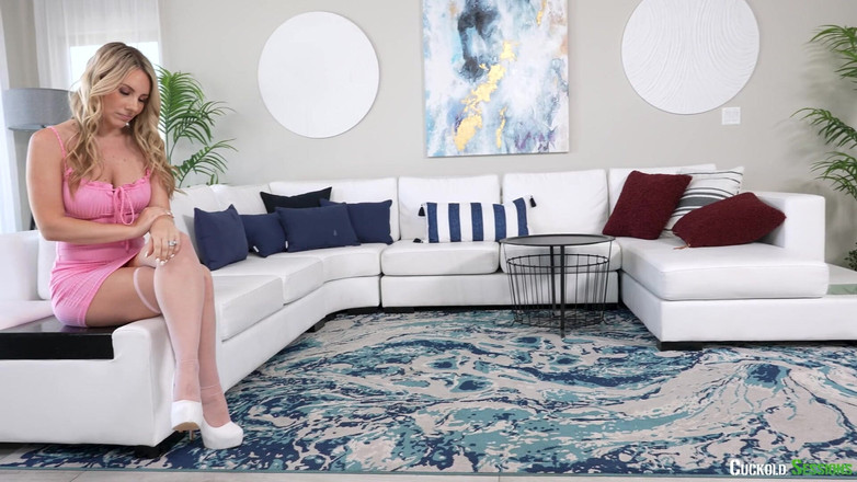 Cuckold Sessions: Cuckoldsessions Two Big Cocks for Bunny Madison's Birthday