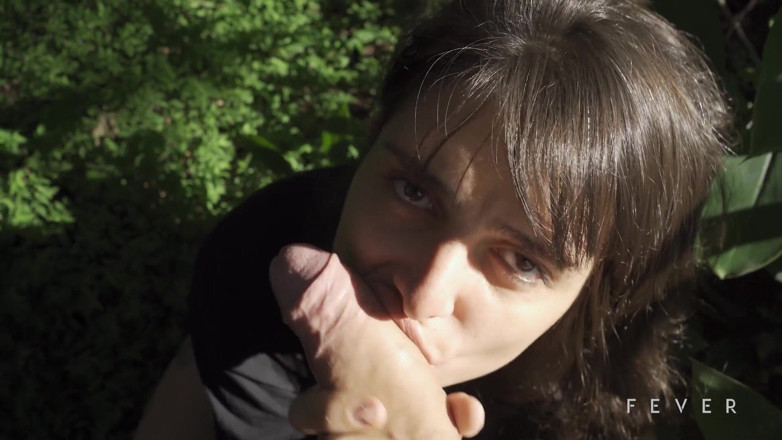 Fever Films: POV dread hot makes a public blowjob