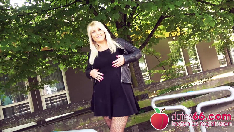 Dates66: Si blonde Jerman Tatjana Young dijemput di tepi jalan &amp; dikongkek...