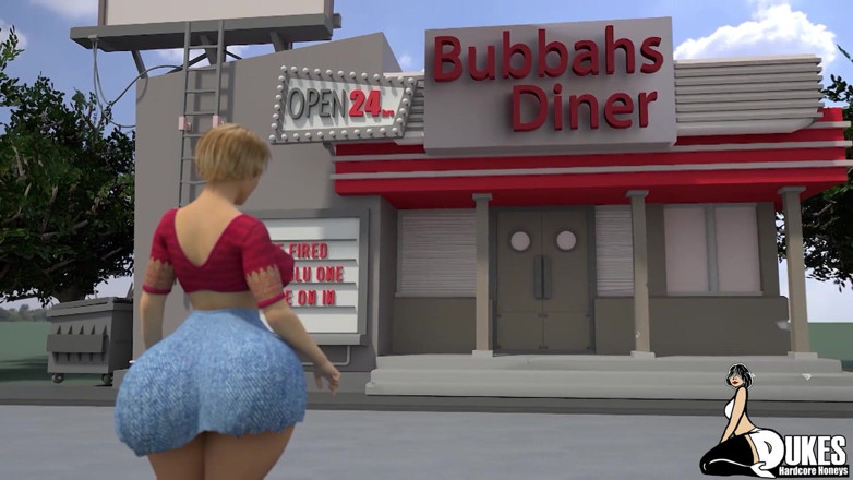 Dukes Hardcore Honeys: Une MILF à gros cul suce une grosse bite noire