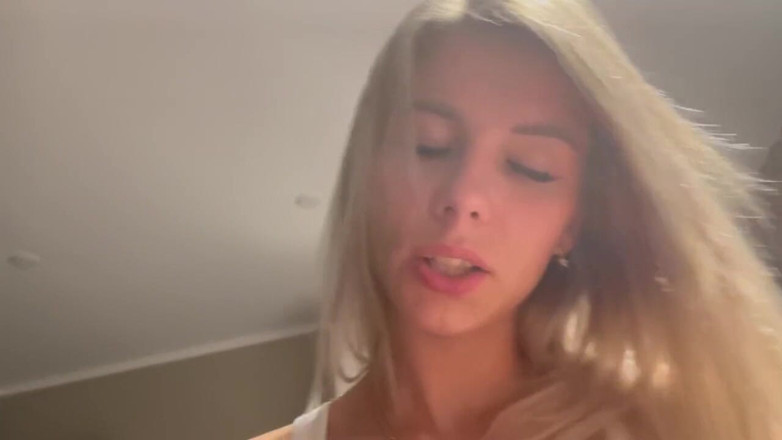 Vik1one: First Person Sex. Big Tit Blonde Sucks and Rides My...