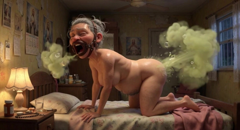 YOUR BEST FANTASY: Abuelita de 90 años pedos fuertes y maloliente en el dormitorio