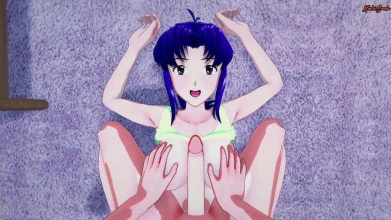 Hentai Smash: Misato Katsuragi gets titty fucked from your POV until you...