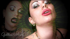 Goddess Misha Goldy: Hipnotizante juego joi edge lip oler!