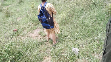 Fuckkkker: India estudiante chica hindi al aire libre - viral mms