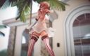 Mmd anime girls: Mmd R-18 fete anime clip sexy cu dans 354