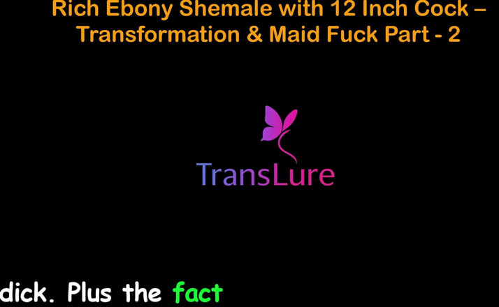 TransLure: English Audio Sex Story Rich Ebony Shemale with 12 Inch Cock -...
