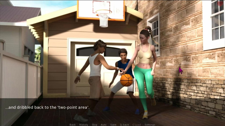 Visual Novels: En fru och styvmor del 34 - student beröring röv medan vi...