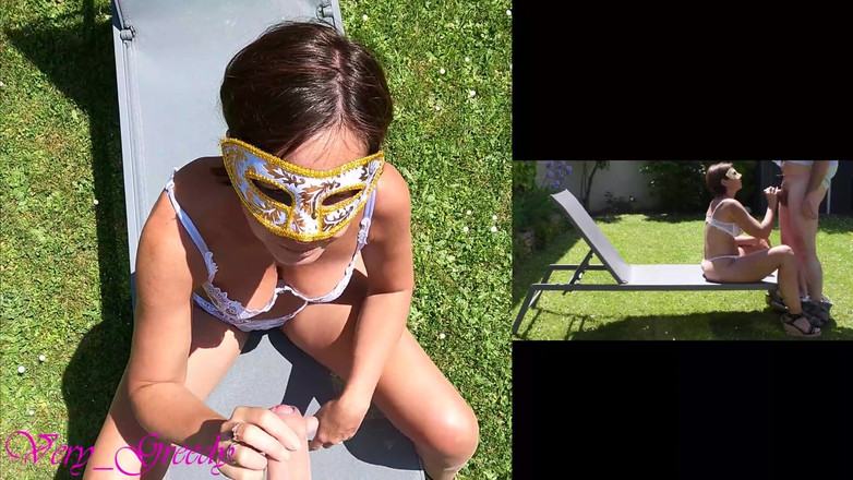 Les Gourmands: Piękna milf w seksownej białej bieliźnie zostaje zerżnięta na pieska...