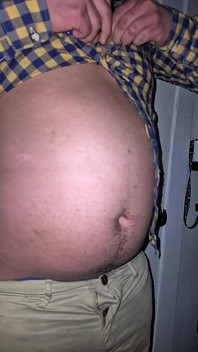 Popping My Button up on My Belly
