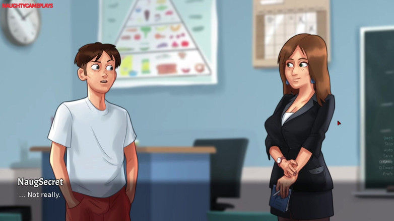 Naughty gameplays: Summertime Saga by Darkcookie - Gorgeous Busty Slut Fills Her Pussy...