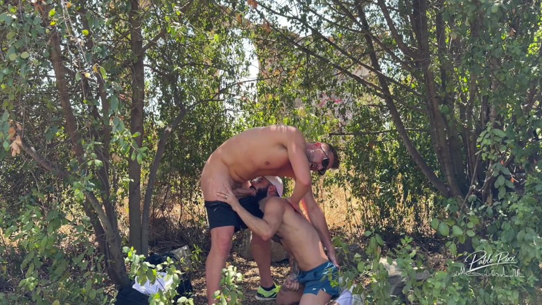 Pablo Pixx: Savage Cock Pounds Eager Bottom in the Woods