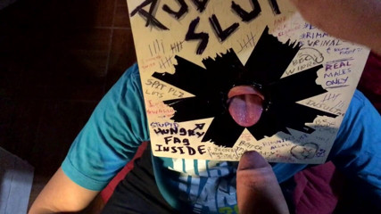Glowfox Productions: Gloryhole fag obsluhuje tlustého ptáka