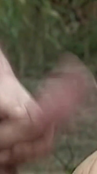 Throbbing Cock Deepthroat Outdoors - Bulging Throat and Ass Licking Frenzy