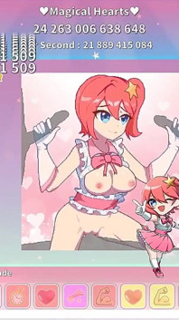 Magical Girl Clicker Hentai Game Creampie and Squirting Gangbang for a Cute Idol Cosplay!