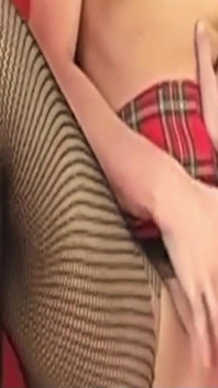 Blonde Teen Bella Wearing Nylons Was Fucked to Orgasm by Horny Neighbors