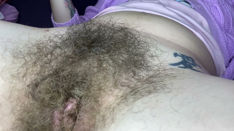 Cuteblonde666: Orgasmo super húmedo y juego grool en primer plano peludo...