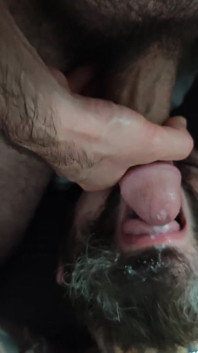 Feeding Him My Cum