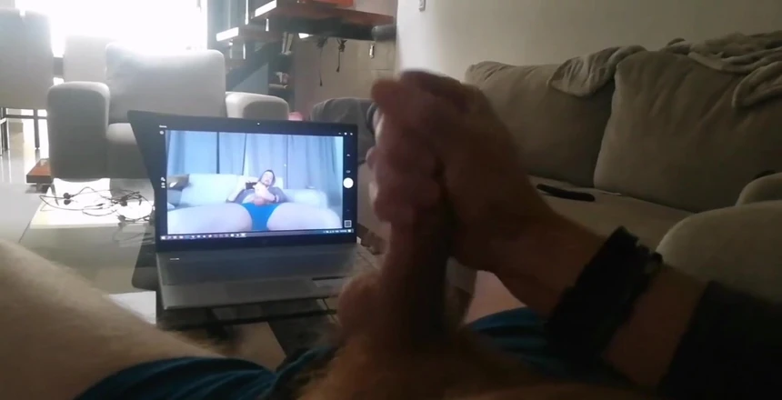 Dirty Talking Guy: Blowing my load while watching myself cum