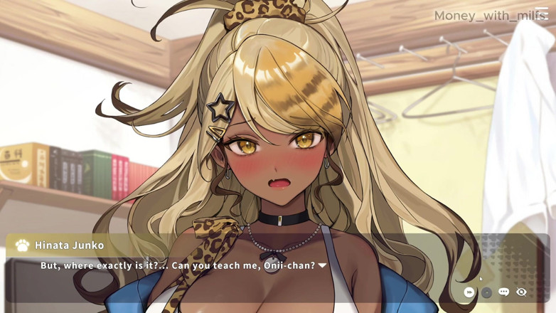 Money with Milfs: V-lover Game // Hinata Junko All Scenes
