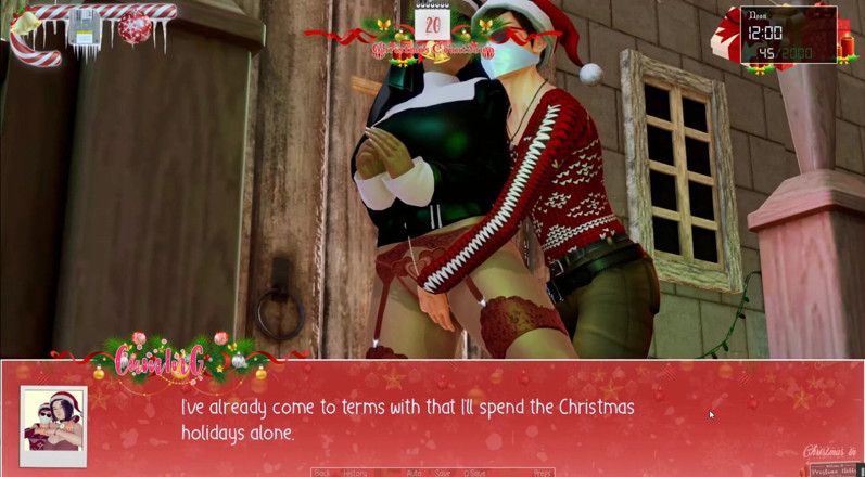 Cumming Gaming: Sınırsız Noel [xmas hentai porno oyunu] ep.5 siyah rahibe bu yıl...