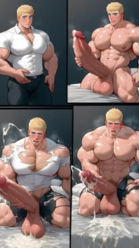 Solo Huge Cock Gay Cum
