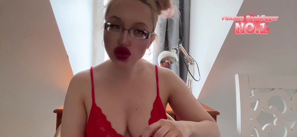 FinDom Goaldigger: बहिन लिपस्टिक रंडी