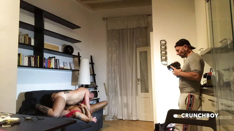 Home web camera: Webcam with straight boy used by Nicola Antonio