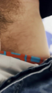 Piss 004 - Hairy man takes a piss
