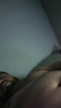 Chubby Gay Masturbating