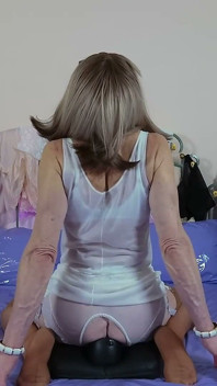 Michelle Ernandes Web Show in Cum Soaked Lingerie