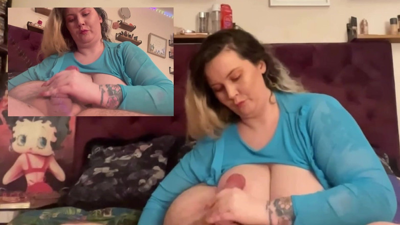 MissFFW: Bbw berijdt pik en trekt hem dan af tot een...