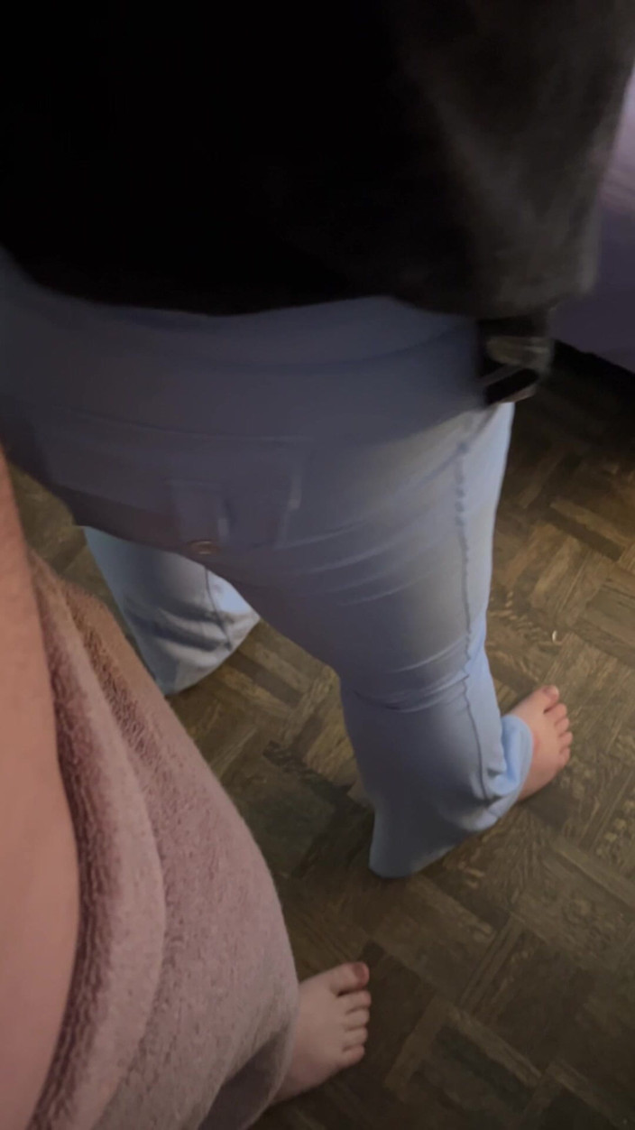 MyPrejacBoyfriend: Big Clothed Ass Hotdogging Cumshot