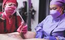 Domina Fire: Sadistic Nurses Milking Their Patient with Urethra Sounding