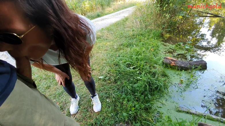 Munichgold: Munichgold's Outdoor Habdjob, Blowjob in the Forest... Have Fun
