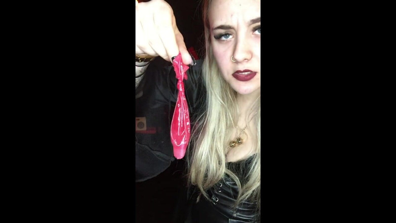 Queen_of_BDSM: Friss Sperma Fuer Deine Herrin!