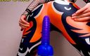 Anna Mole: PAWG in Leggings and Pantyhose Rides a Big Dildo Video...