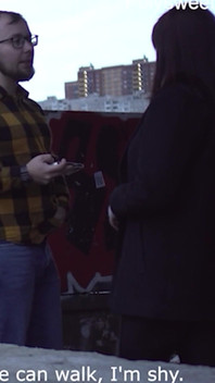 Sh We Were Filming a Blowjob and This Guy Cummed While Peeping!