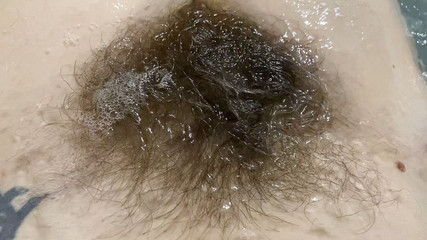 Cuteblonde666: Hairy bush underwater