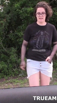 Glasses Wearing Girl Picked up and Fucked