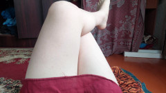 Youtube Model Crossdresserkitty Hands Free the Most White Legs Cumming Between Legs Goy Cumshot Crossdresser Kitty thumbnail