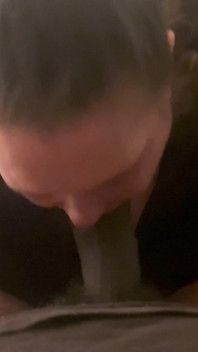 Worshipping His Big Black Cock