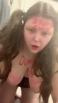 Shaking Udders Dumb Fat Pig Humiliation