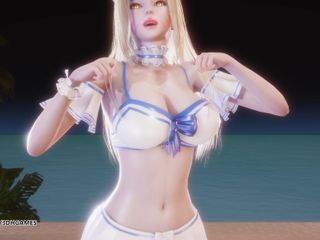 3D-Hentai Games: [mmd] Chung ha - блискуча Арі, сексуальний стриптиз, Ліга Легенд, хентай без цензури 4k