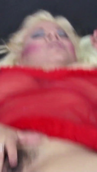 Busty Blonde MILF Jessika Fingers Her Soaked Pussy