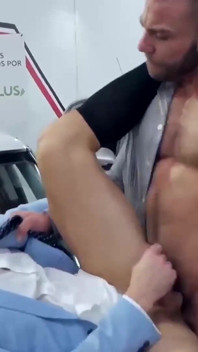 Menatplay - latina Andy Star follada anal por suited Diego Reyes