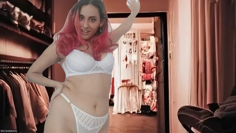 Ms Candy Bunny: Umkleidekabine fickt einen fremden pOV rp