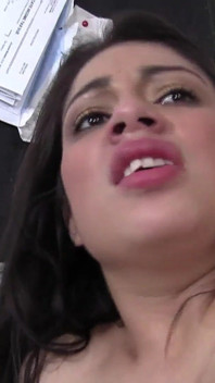 My Very Horny Shaved Pussy Young Secretary Loves Big Dick!!