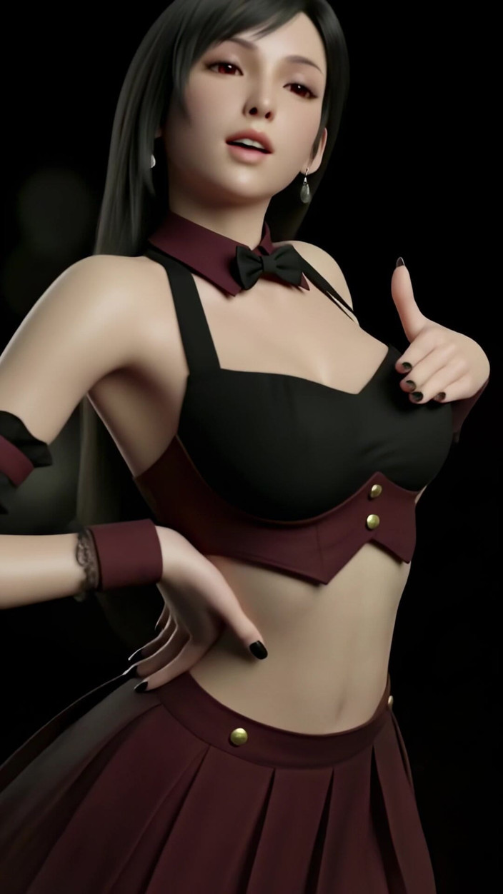 3D-Hentai Games: 티파의 카리스마 넘치는 춤